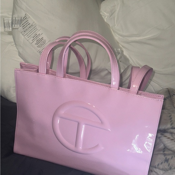 Telfar bubblegum Pink Shopping Bag